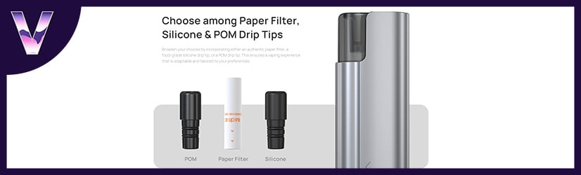 drip tip du Kit Vilter Max 